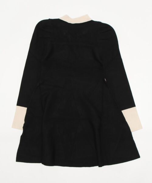 「dazzlin」 ニットワンピース MEDIUM ブラック レディースの画像