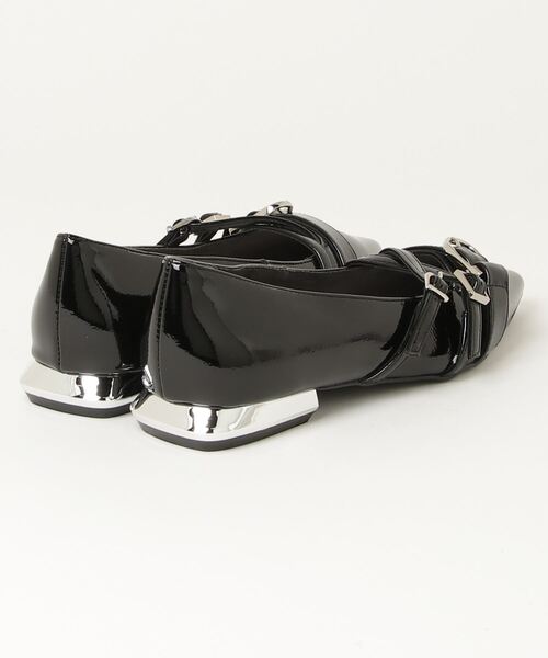 「SY UNITED ARROWS」 フラットパンプス 24.5cm グレー レディース_画像2