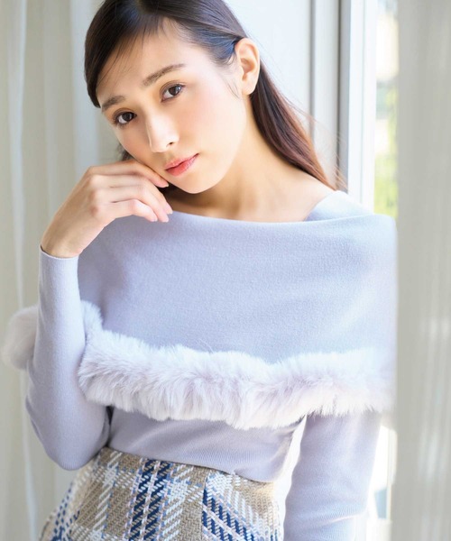 「NOELA」 長袖ニット フリー ブラック レディース_画像3