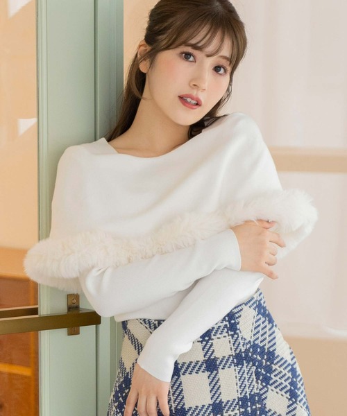 「NOELA」 長袖ニット フリー ブラック レディース_画像4