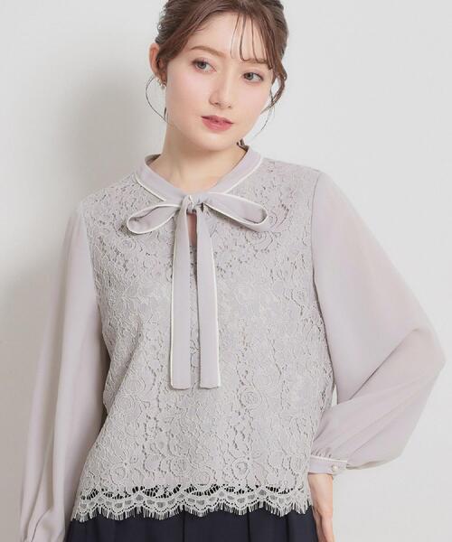 Couture Brooch（クチュール ブローチ） ブラウス シャツ 「洗える