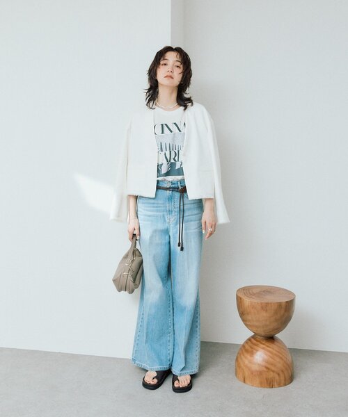 tシャツ 「A・MONN」「オーバーサイズ/オリジナルロゴ」spice Tee レディースの画像