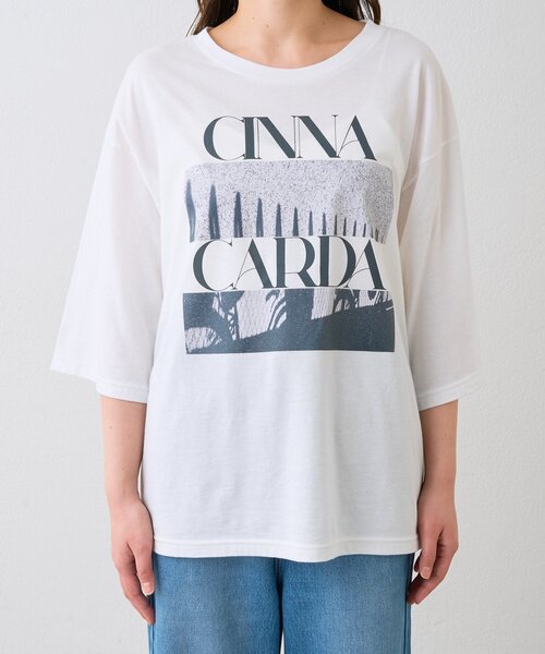 tシャツ 「A・MONN」「オーバーサイズ/オリジナルロゴ」spice Tee レディースの画像