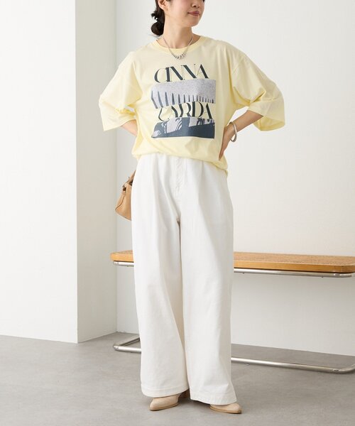 tシャツ 「A・MONN」「オーバーサイズ/オリジナルロゴ」spice Tee レディースの画像