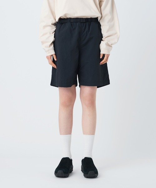 peak WINDANDSEA 黒 ショートパンツ snow peak（スノーピーク） パンツ Snow Peak / Nylon Washer Shorts