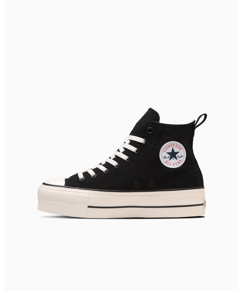 「CONVERSE ALL STAR」 ハイカットスニーカー 3 ブラック×ホワイト メンズ_画像4