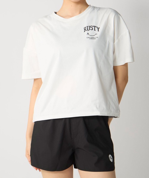 RUSTY（ラスティ） 水着 水着 4点セット 半袖ラッシュT ショートパンツ