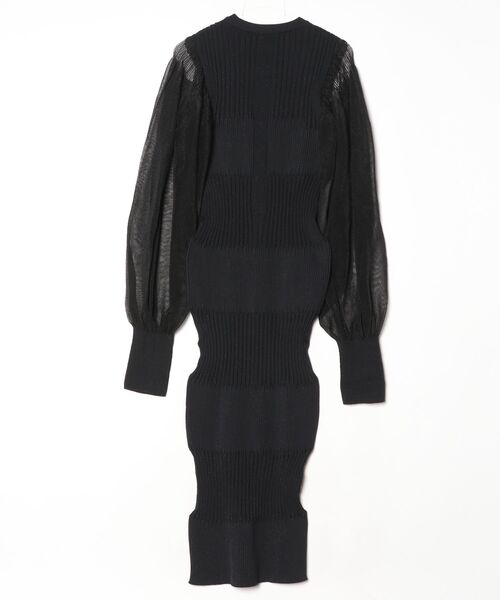 CFCL（シーエフシーエル） FLUTED LUCENT GLITTER LONG PUFF SLEEVE