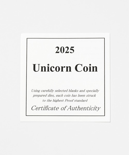 ネックレス K24/K18 コイン ペンダント トップ（Unicorn Coin）1/20 レディース メンズの画像