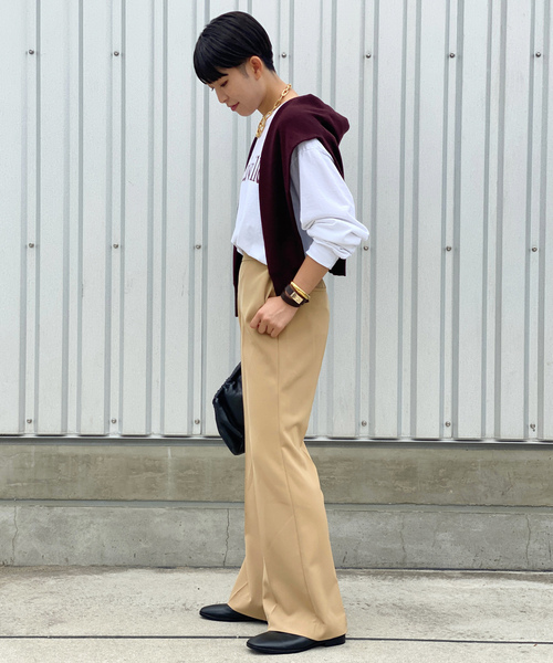 「AP STUDIO」 パンツ 34 ブラック レディース_画像7
