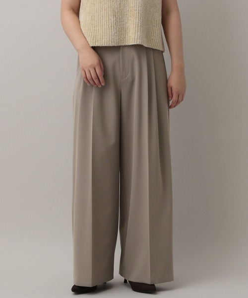「A part by」 スラックス SMALL チャコールグレー レディース_画像6
