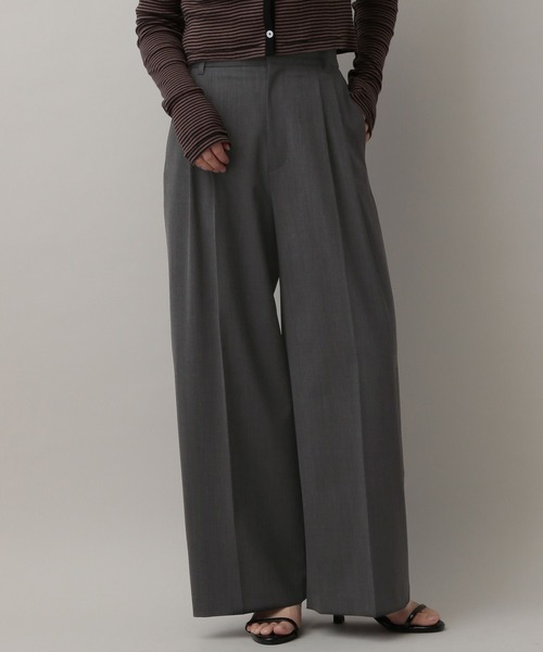 「A part by」 スラックス SMALL チャコールグレー レディース_画像9