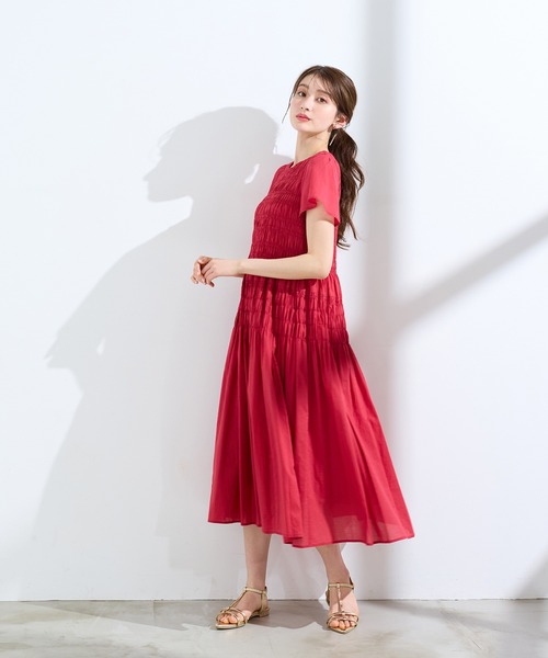 Rose Tiara46ワンピース Rose Tiara（ローズティアラ） ワンピース フラワープリントワンピース