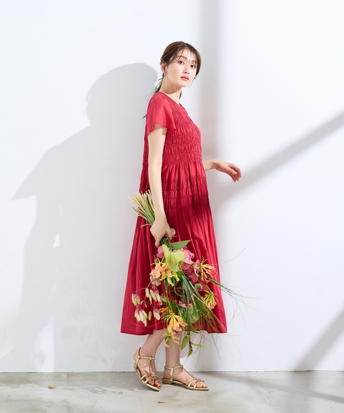 Rose Tiara46ワンピース Rose Tiara（ローズティアラ） ワンピース ローズチュール刺繍