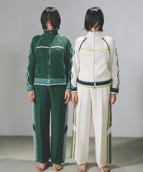 「PAMM」 ニットカーディガン 2 ホワイト レディース_画像2