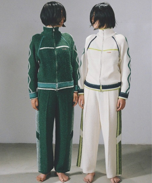 「PAMM」 ニットカーディガン 2 ホワイト レディース_画像3