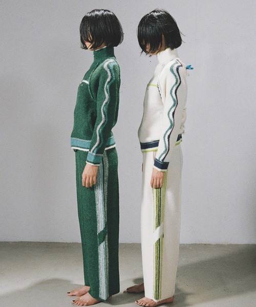 「PAMM」 ニットカーディガン 2 ホワイト レディース_画像6
