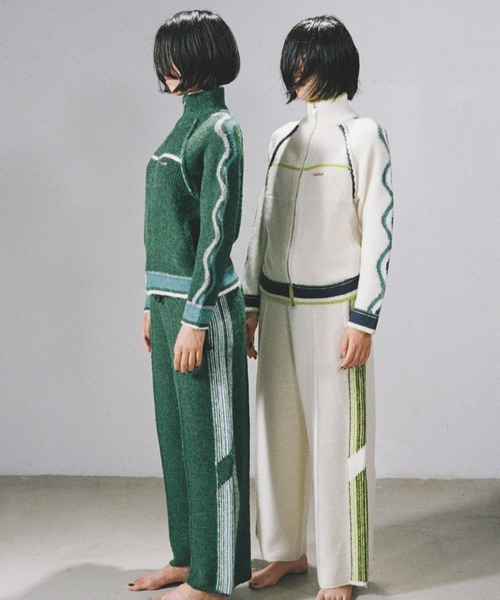 「PAMM」 ニットカーディガン 2 ホワイト レディース_画像7