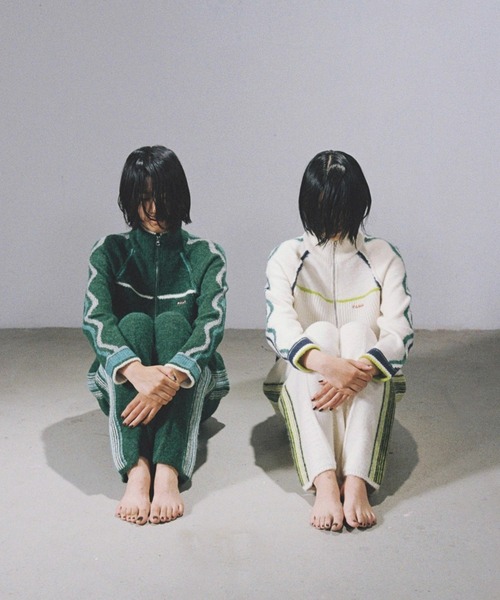 「PAMM」 ニットカーディガン 2 ホワイト レディース_画像8