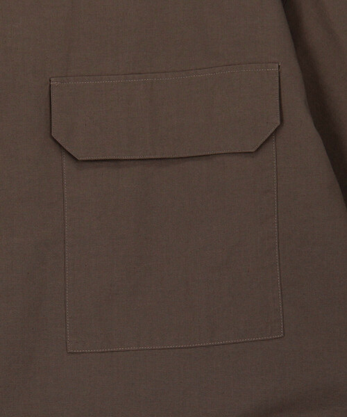 シャツ ORCIVAL | コットンリネン オープンカラー半袖シャツ MEN メンズの画像