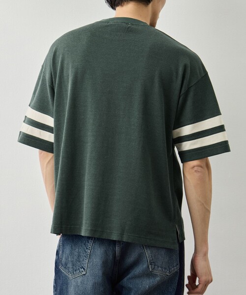 週末限定価格【REMI RELIEF】USC PRINT FOOTBALL T REMI RELIEF/レミ レリーフ】 USC PRINT FOOTBALL Tのコーディネート