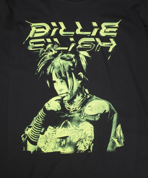 ROCK OFF tシャツ 「ROCK-OFF」「3」BILLIE EILISH ILLUSTRATION T