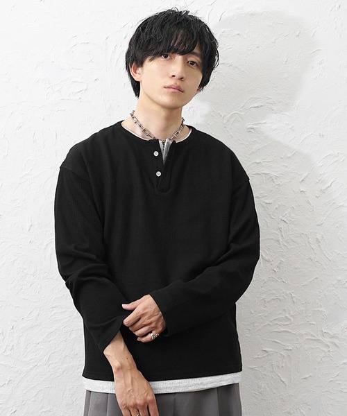 MinoriTY（マイノリティ） tシャツ 「MinoriTY」ダブルヘンリーロングT