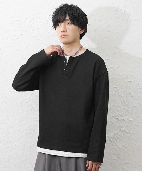 MinoriTY（マイノリティ） tシャツ 「MinoriTY」ダブルヘンリーロングT