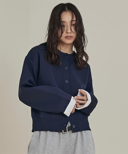 「miette」 ニットカーディガン M ブラウン レディース_画像8