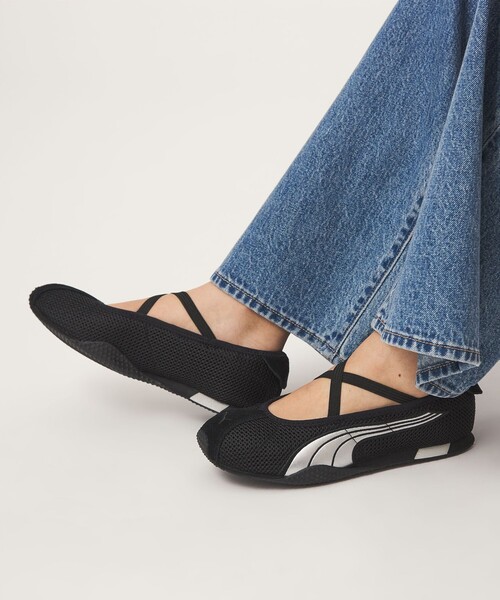 PUMA バレエスニーカー ブラック/ホワイト PUMA（プーマ） スニーカー 「WEB限定」「PUMA」Hストリート バレエ