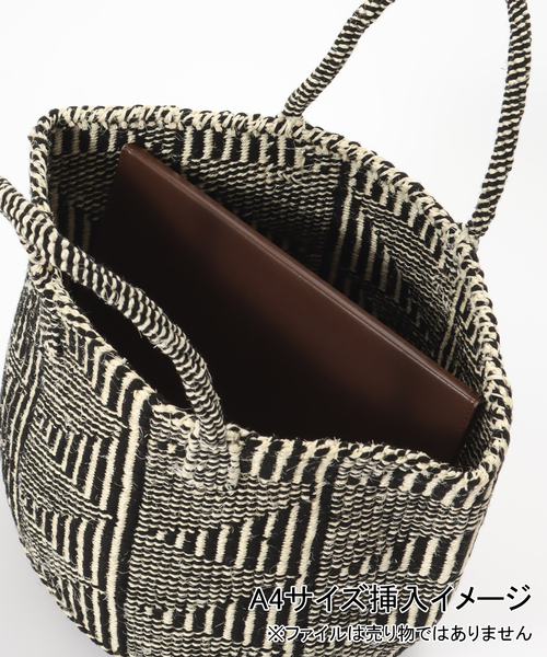 B.C STOCK（ベーセーストック） かごバッグ カゴバッグ AFRICAN SQUARE