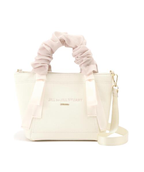 トートバッグ 「RIBBONシリーズ」フリルハンドルトート レディースの画像