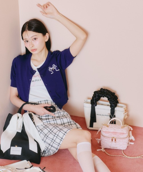 トートバッグ 「RIBBONシリーズ」フリルハンドルトート レディースの画像