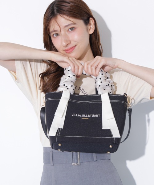 トートバッグ 「RIBBONシリーズ」フリルハンドルトート レディースの画像