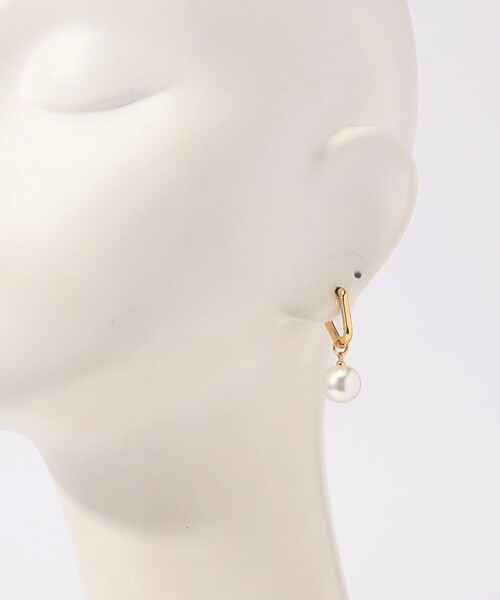 ピアス 「別注」Kenneth Jay Lane pearl ball ピアス レディースの画像