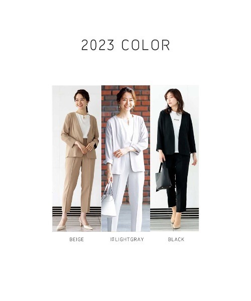 「Emilyan」 パンツスーツ M ネイビー レディース_画像3