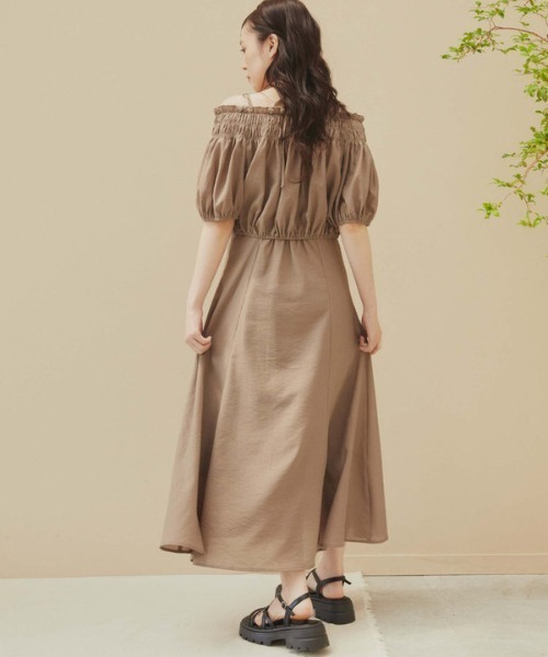 「archives」 コンビワンピース MEDIUM モカ レディース_画像6