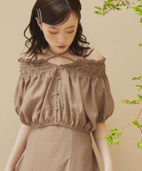 「archives」 コンビワンピース MEDIUM モカ レディース_画像8