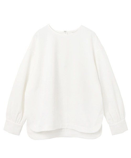 「evernavy」 長袖ブラウス M アイボリー レディース_画像4