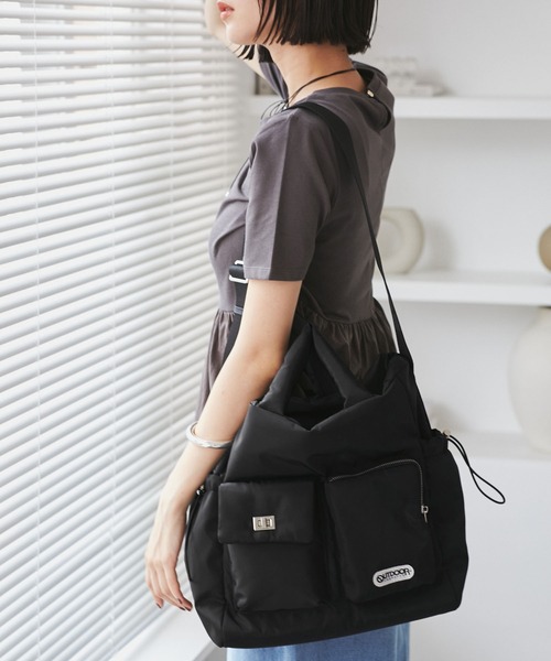OUTDOOR PRODUCTS 2way ショルダーバッグ ブラック OUTDOOR PRODUCTS（アウトドアプロダクツ） 2WAYバッグ FREE ブラック