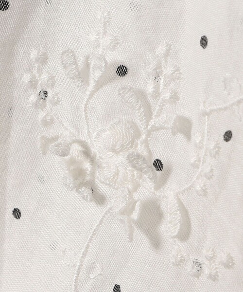 「crinkle crinkle crinkle」 長袖ブラウス ONE SIZE オフホワイト レディース_画像3