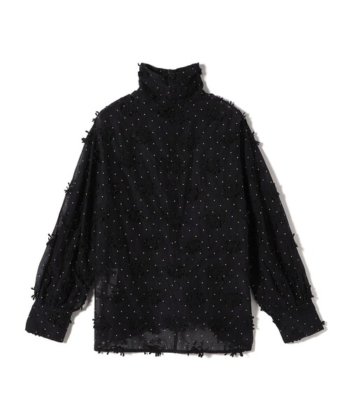 「crinkle crinkle crinkle」 長袖ブラウス ONE SIZE オフホワイト レディース_画像4