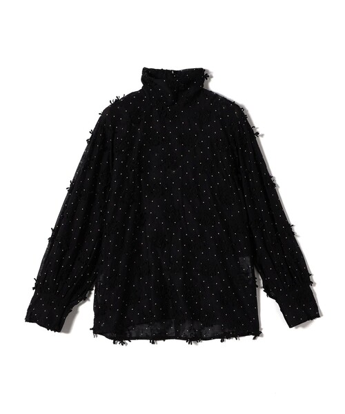 「crinkle crinkle crinkle」 長袖ブラウス ONE SIZE オフホワイト レディース_画像5
