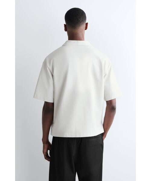 「COS」 半袖シャツ X-SMALL ベージュ メンズ_画像9