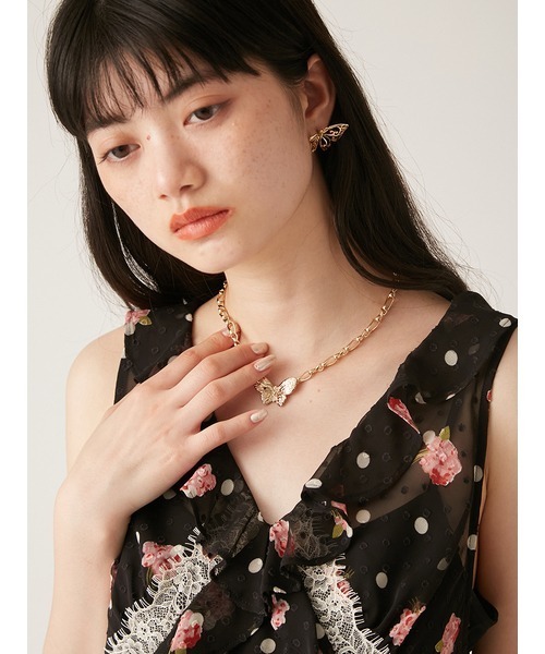 「LILY BROWN」 ノースリーブワンピース 1 グリーン レディース_画像8