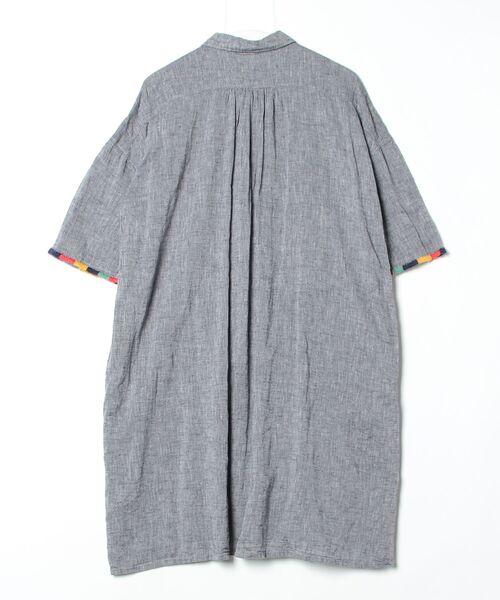 「CUBE SUGAR」 シャツワンピース M グレー レディース_画像2