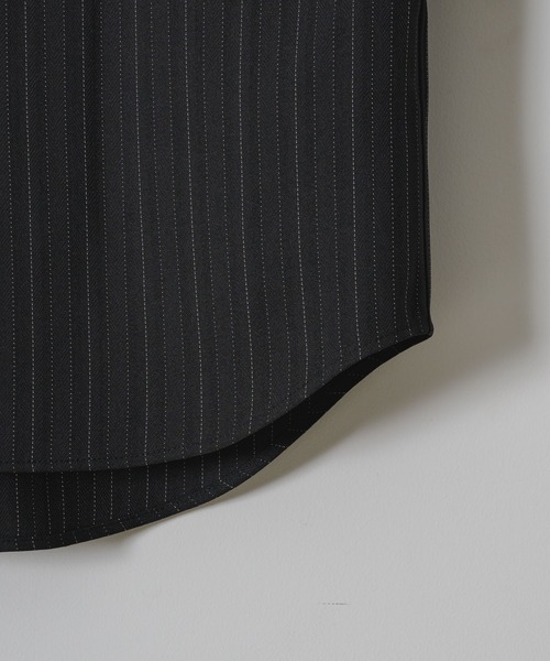 「Casper John」 長袖シャツ SMALL チャコールグレー メンズ_画像9
