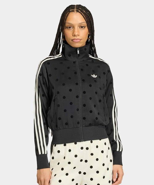 adidas（アディダス） ジャージ サテン ポルカドット TTトラックトップ