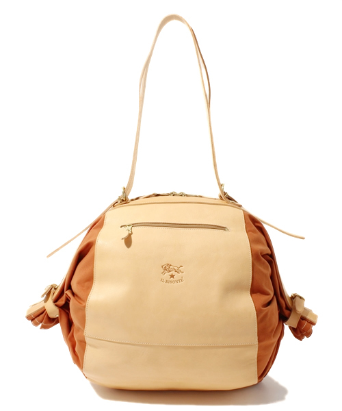 ショルダーバッグ バッグ IL BISONTE /  CANVAS x LEATHER / ショルダーバッグ レディース メンズの画像