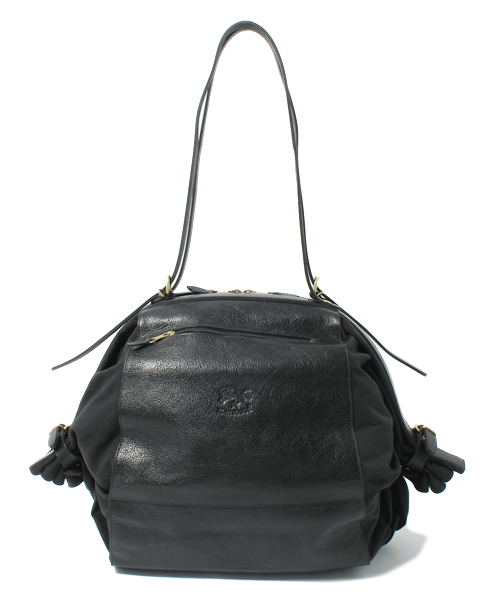 ショルダーバッグ バッグ IL BISONTE /  CANVAS x LEATHER / ショルダーバッグ レディース メンズの画像